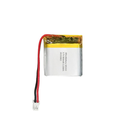 Batería LiPo cuadrada de 3,7 V Paquete de batería de polímero de litio de 900 mAh/3,7 V