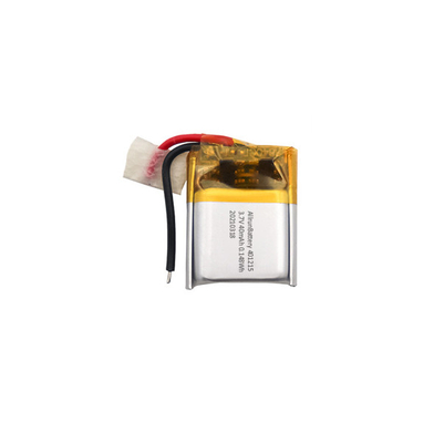 batería LiPo ultra pequeña de 3.7V 40mAh/batería de polímero de litio 401215
