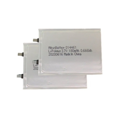 Batería Slim LiPo 3.7 V 180mAh Batería de polímero de litio Ultra delgada 1 mm