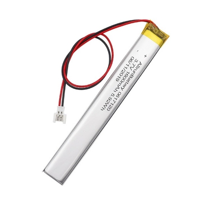 Baterías de polímero de litio personalizadas 3.7V 1600mAh Batería LiPo ultra estrecha