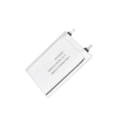 Batería LiPo ultrafina TBD 3.7V 70mAh para etiquetas electrónicas RFID
