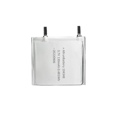 Reproductor MP5 3.7 V 130mAh Batería ultrafina LiPo Ciclo largo 104348