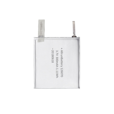 Batería de polímero de litio ultrafina OEM 1C 3.7V 300mAh para reproductor MP5