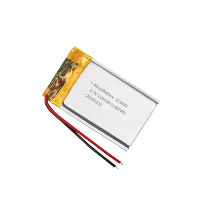 batería de 3.7V 110mAh LiPo/baterías de polímero de litio recargables ultrafinas