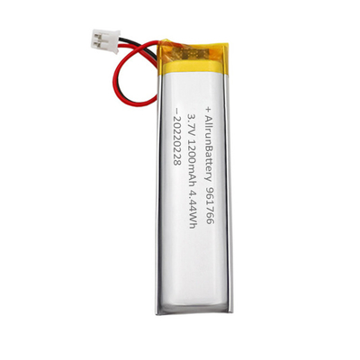 3.7V 1200mAh ultra estrechan los paquetes de polímero de litio de encargo de las baterías para los aparatos médicos portátiles