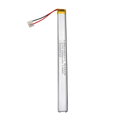 Batería LiPo de encargo confiable de 3,7 V 2000mAh ultra estrecha para los palillos de la impulsión de la pluma