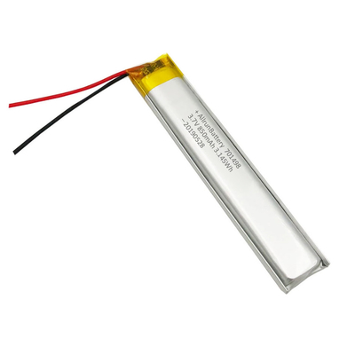 Ligero Batería LiPo de 3,7 V 850 mAh Baterías LiPo personalizadas ultra estrechas