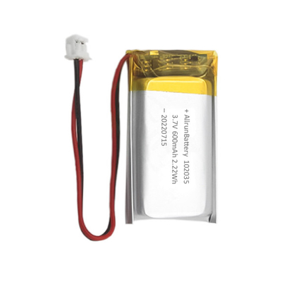 Aduana recargable 3,7 batería de polímero de litio de V 600mAh/batería de LiPo