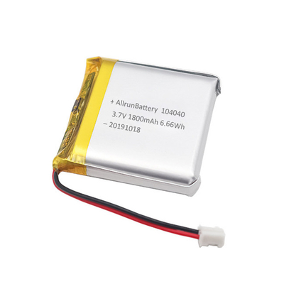 Batería de litio médica recargable personalizada LiPo 3.7 V 1800mAh