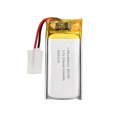 batería polivinílica de litio de encargo recargable de la batería de 3.7V 120mAh LiPo 1C