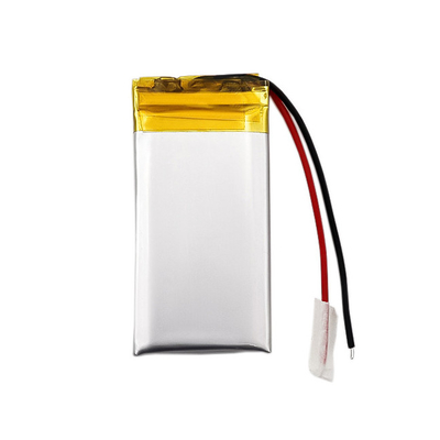 Batería LiPo delgada de 3,7 V y 380 mAh Batería recargable de iones de litio personalizada