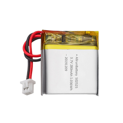 Batería de litio médica personalizada recargable 3.7V 280mAh LiPo