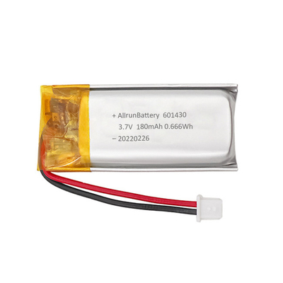 Custom 3.7V 180mAh LiPo Batería 1C Recargable Li Poly Batería