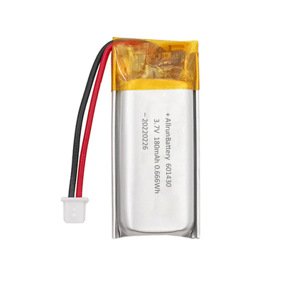 Custom 3.7V 180mAh LiPo Batería 1C Recargable Li Poly Batería