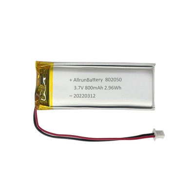 1C Rectángulo Delgado Batería Recargable 3.7 V LiPo Batería 800mAh