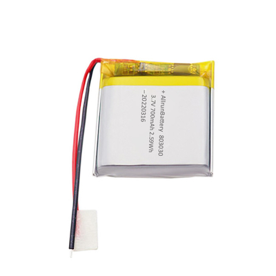 Potente batería de litio médica recargable 3,7 V 700mAh LiPo batería
