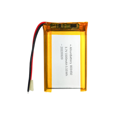 Potente batería en forma de rectángulo Custom 3.7 V 1500mAh LiPo Battery