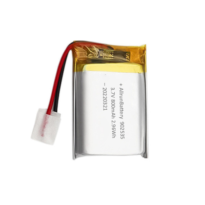 Batería ligera recargable LiPo 800mAh 3.7V 902535 para dispositivos médicos