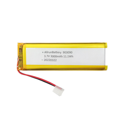 Batería de polímero de litio recargable personalizada 3,7 V 3000mAh 903090