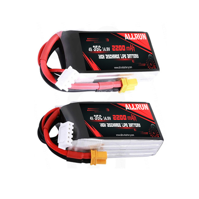 35C 14.8V Batería LiPo Alta tasa C 4S 2200mAh Batería LiPo