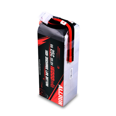 Paquete de batería LiPo de alta descarga de herramientas eléctricas 25C 22.2V 6S 16000mAh