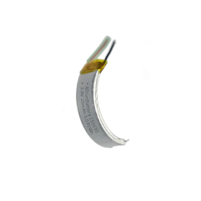 Tecnología usable Batería LiPo de 20 mAh Batería de polímero de iones de litio de 3,8 V
