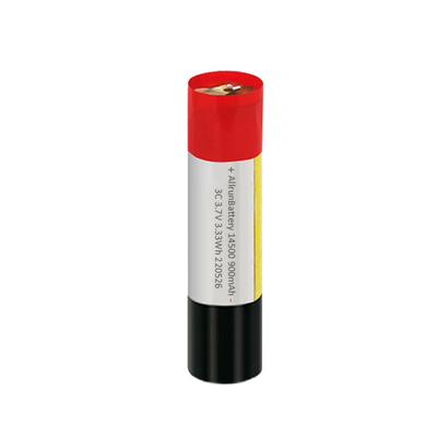 Batería LiPo 3C cilíndrica personalizada Batería de polímero de litio de 3,7 V 900 mAh