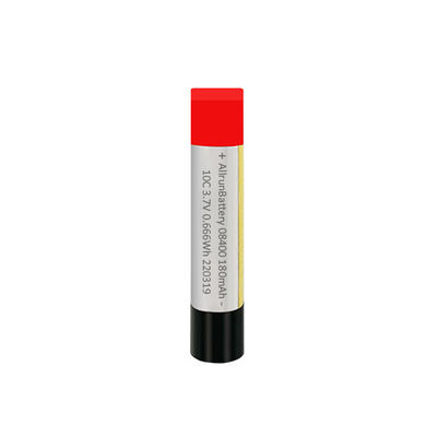 Batería cilíndrica de polímero de litio 3.7V 180mAh de la batería LiPo personalizada 10C delgada