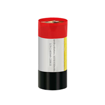 Batería cilíndrica personalizada Lipo 650mah 3.7v Batería de polímero de litio 16350
