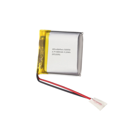 Batería cuadrada de polímero de litio 3.7 V 900mAh Li Po Batería