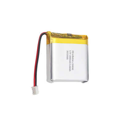 paquete de batería del polímero de litio del cuadrado de la batería de 3.7V 1800mAh IoT