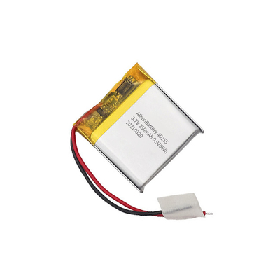 Encienda la batería recargable del polímero de ión de litio del cuadrado de la batería de 3.7 V 250mAh LiPo
