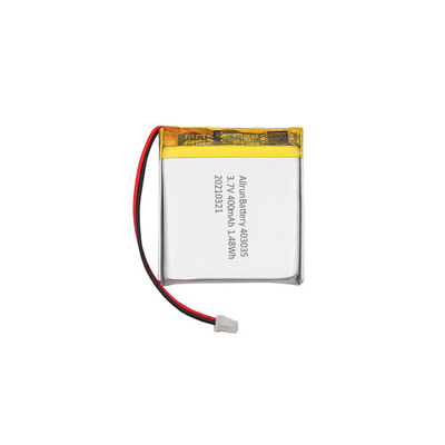 Batería LiPo cuadrada 400mAh 1C 3.7 V Batería recargable de polímero de litio