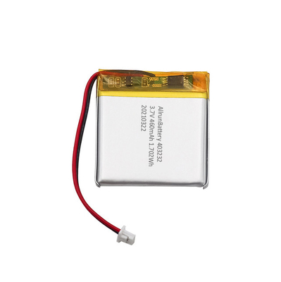 paquete de batería LiPo cuadrado recargable de la batería ligera de 3.7V 460mAh IoT