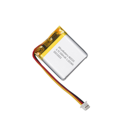 Batería de forma cuadrada recargable de 3,7 V 330 mAh/paquete de batería LiPo