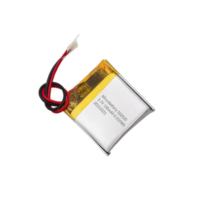 Potente batería LiPo cuadrada recargable de 3,7 V y 150 mAh 502020
