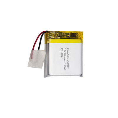 Batería de forma cuadrada PCM Batería recargable de 3,7 V 360 mAh LiPo