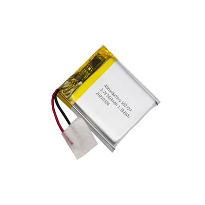 Batería de forma cuadrada PCM Batería recargable de 3,7 V 360 mAh LiPo