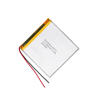 Batería cuadrada recargable de polímero de iones de litio 3,7 V 3000 mah LiPo