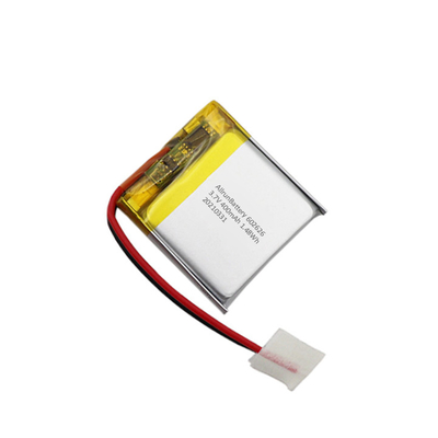 Luz 1C Batería Cuadrada Recargable 3.7 V Batería 400mAh