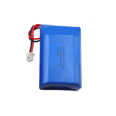 Batería de litio 2S1P Batería de polímero de litio potente de 7,4 V 850mAh