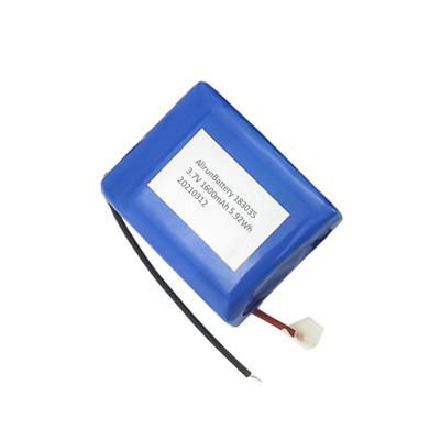 Batería de litio personalizada 183035 Batería de iones de litio 3.7 V 1600 mah