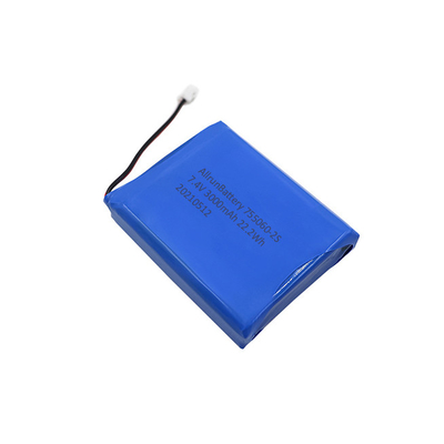 recargable potente de la batería de litio médica de 2S1P 7.4V 3000mAh