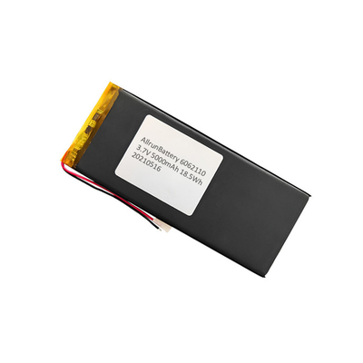 Batería de polímero de litio ligera Batería de litio recargable de 3,7 V 5000mAh