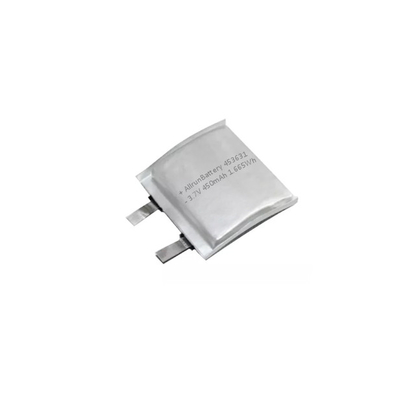 Batería recargable de encargo del polímero de litio de la batería 450mah 3,7 V de LiPo de la forma para los dispositivos de la presión arterial