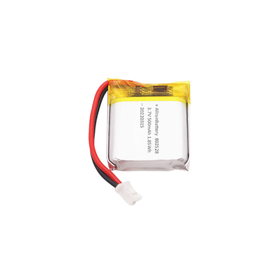 Batería en forma de rectángulo ligero Batería portátil de 3,7 V LiPo 500mAh
