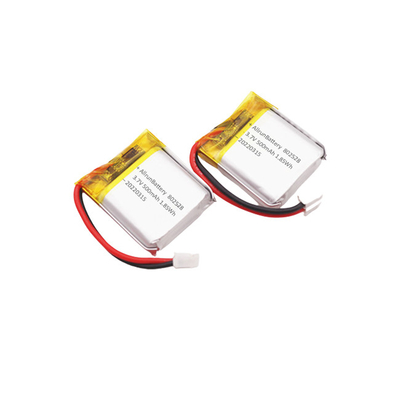 Batería en forma de rectángulo ligero Batería portátil de 3,7 V LiPo 500mAh