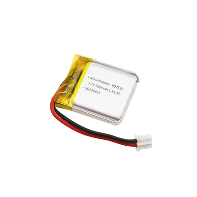 Batería en forma de rectángulo ligero Batería portátil de 3,7 V LiPo 500mAh